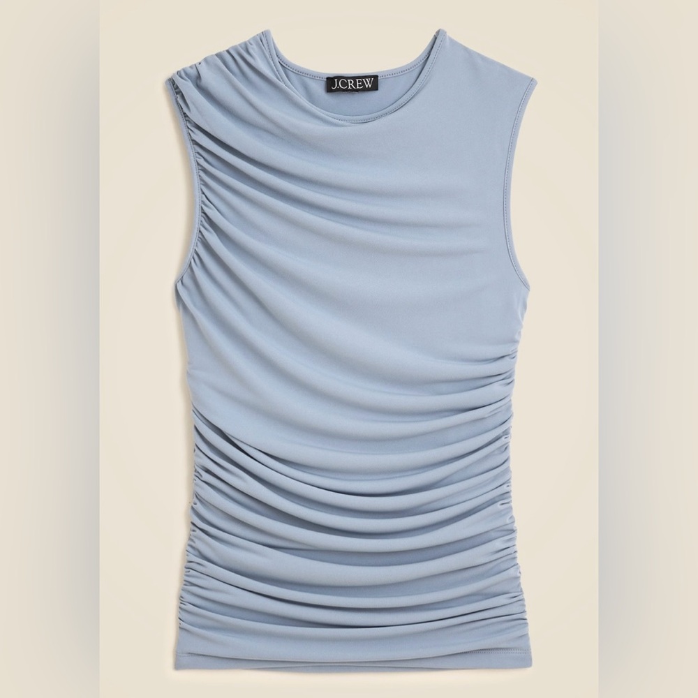 NWT J Crew Ruched Shell Top